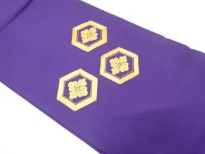 塩瀬　花亀甲模様　刺繍　名古屋帯